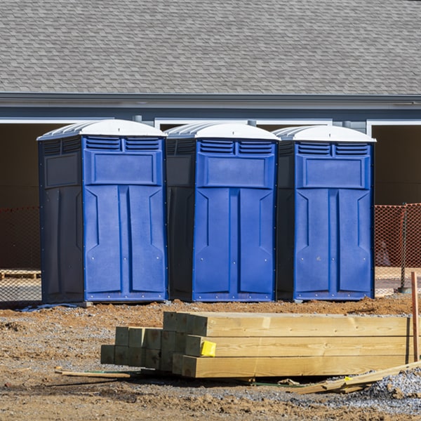 how often are the porta potties cleaned and serviced during a rental period in Oak Park IL